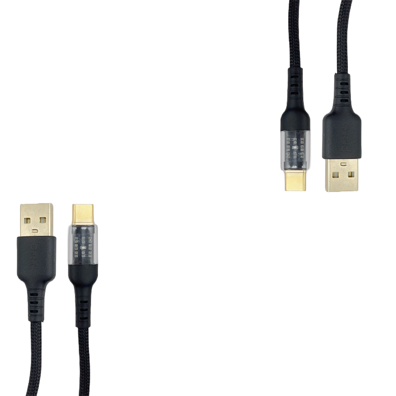 کابل شارژ USB TO TYPE-C برند دیتاپلاس مدل DP-R308 متراژ یک متر 